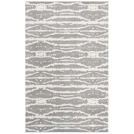Safavieh 6 x 6 ft. Soho Contemporary Square Hand Tufted Rug - Gray & Ivory SOH656F-6SQ